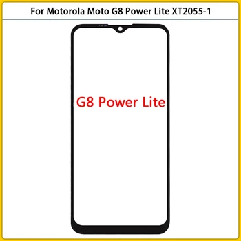 10 шт. Для Motorola Moto G8 Power Lite XT2055-1 XT2055-2 Сенсорный ЖК-Дисплей Передняя Внешняя Стеклянная Панель Объектива Замена крышки Сенсорного экрана