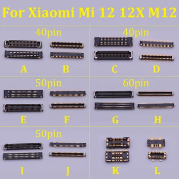 2-10 шт. Разъем для ЖК-дисплея Usb Зарядное Устройство Для Зарядки Разъем FPC Для Xiaomi Mi 12 12X M12 Mi12 12S Ultra Mi12S 50 40 60 Pin