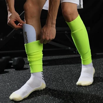 2023 носки для телят футбольные протекторы Футбольные длинные футбольные носки защитные носки для ног фиксированные носки наружные носки для защиты телят