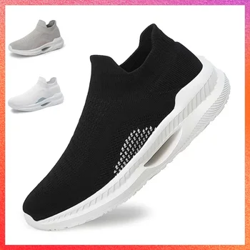 2024 Летние мужские сетчатые дышащие кроссовки, Легкая Удобная спортивная обувь для мужчин, прогулочные кроссовки для отдыха Zapatillas