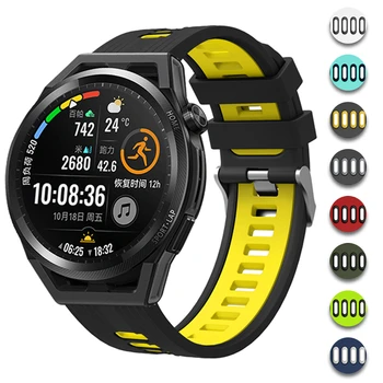 20мм 22мм ремешок для часов Huawei watch GT 2 3 pro Спортивный браслет Samsung Galaxy Watch 4 5 Pro 4 Classic Amazfit bip GTS GTR 47мм