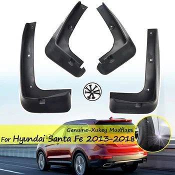 4 шт. Для Hyundai Santa Fe DM XL IX45 2013-2018 Литые Передние Задние Брызговики Брызговики Крыло Внешние Автомобильные Аксессуары Авто