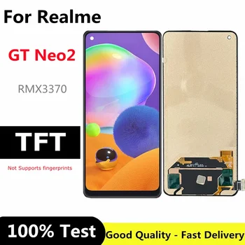 TFT 6,62 дюйма Для OPPO Realme GT Neo2 RMX3370 ЖК-дисплей С Сенсорным Экраном и Цифровым Преобразователем В Сборе Для Realme GT Neo2 lcd