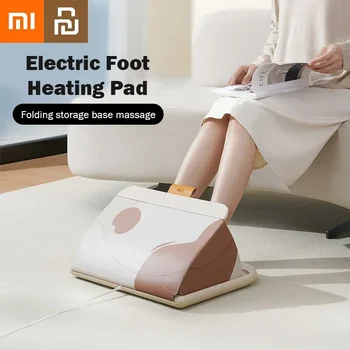 Youpin Xiaomi Зимняя электрическая грелка для ног 220 В, Обогреватель для ног, Бытовой портативный коврик для согревания ног для офиса