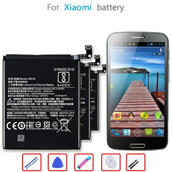 Аккумулятор BN46 емкостью 4000 мАч для мобильного телефона Xiaomi Redmi 7 Note 6 8 Bateria
