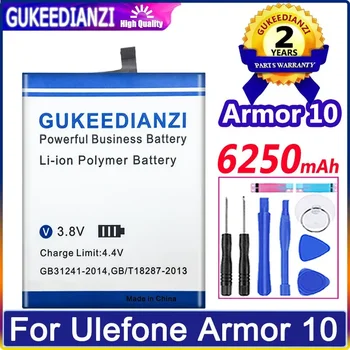 Аккумулятор GUKEEDIANZI 6250 мАч для Ulefone Armor 10 батареек Armor10
