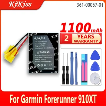 Аккумулятор KiKiss 361-00057-01 (3 линии) 1100 мАч Для часов Garmin Forerunner 910XT Для бега/триатлона/велоспорта GPS 910 XT