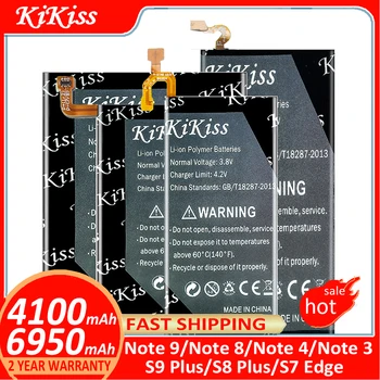 Аккумулятор KiKiss для Samsung Galaxy S9 Plus/S9Plus/S8 Plus/S8Plus/S7 Edge/S7Edge/ Note 9/8/4/3/Note9/Note8/Note4/Note3 Батареи