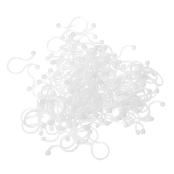 Белые нейлоновые кабельные стяжки с закручивающимися круглыми наконечниками 500 шт
