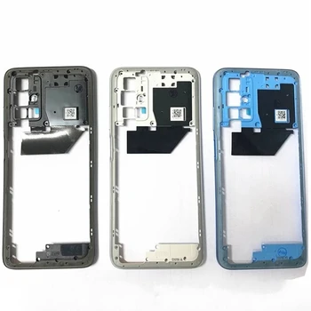 Для Xiaomi Redmi 10 Средняя Рамка Безель Лицевая Панель Задняя Рамка Ремонт Запасных Частей Для Средней Рамки Redmi 10