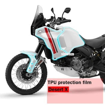 Защитная пленка для мотоцикла Desert X TPU Против царапин прозрачная Для Ducati DesertX Body Protection Sticker Total Protection Kit