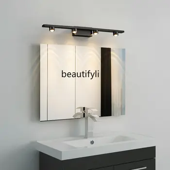 Итальянский минималистичный медный креативный настенный светильник для спальни, черный фон для прихожей, декоративный настенный светильник для гостиной