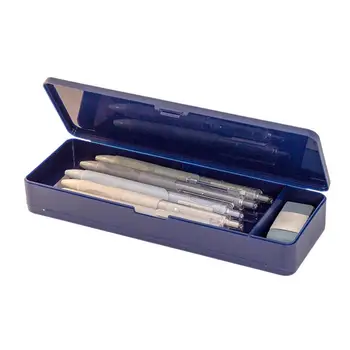 Модная коробка для канцелярских принадлежностей, двусторонняя, двухслойная, коробка для канцелярских принадлежностей, прочный пластиковый многофункциональный карандаш для мальчиков