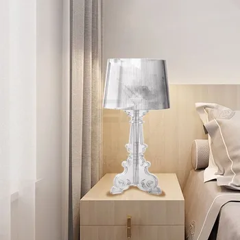 Настольные лампы Bourgie Итальянский Дизайн E14 LED акриловые светильники Art Decor Домашняя Студия Гостиная Спальня Офис Кабинет Бар освещение кровати