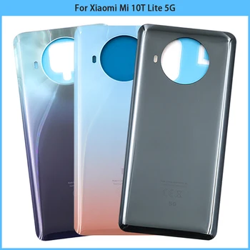 Новинка Для Xiaomi Mi 10T lite 5G Задняя Крышка аккумулятора Задняя Дверь 3D Стеклянная Панель Корпус Mi 10T Чехол С Заменой Клея