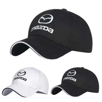 Новые бейсболки с вышивкой для Mazda, спортивные кепки для гольфа, походная шляпа Унисекс, Мужская, женская, регулируемая Повседневная Хлопковая защита от солнца