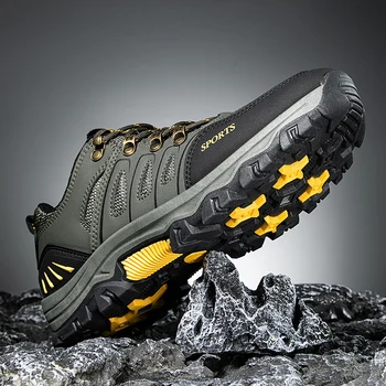 Новые походные ботинки Мужские Дышащие спортивные Горные ботинки для мужчин Роскошные дизайнерские треккинговые кроссовки для скалолазания Мужские