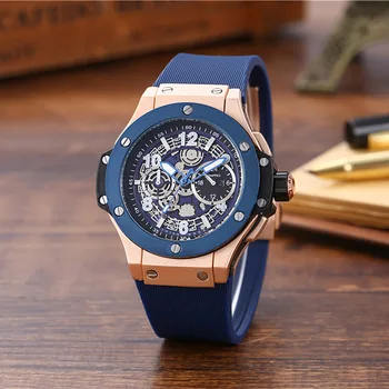 Новый мужской браслет с хронографом, лидирующий бренд, спортивные кварцевые мужские водонепроницаемые часы со светящимся покрытием