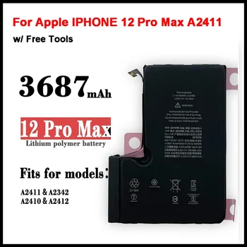  Новый Сменный Аккумулятор для Мобильных Телефонов Apple IPHONE 12 Pro Max A2411 A2342 A2410 A2412