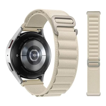 Ремешок для Samsung Galaxy watch 6/4/5/Pro/classic/gear s3 44 мм 40 мм Нейлоновый альпийский браслет correa HUAWEI GT 2e 3 4 Ремешок 20 мм 22 мм