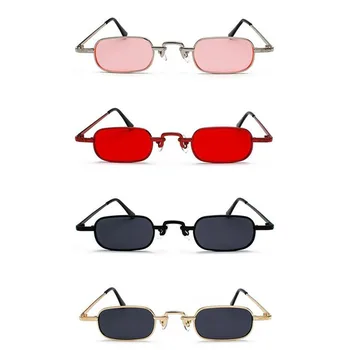 Ретро-панк-очки, Прозрачные квадратные солнцезащитные очки, женские ретро-солнцезащитные очки, мужские Металлические оправы