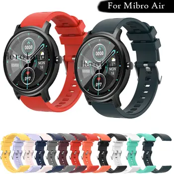 Силиконовый Ремешок для часов 20 мм Для Xiaomi MiBro Air Smart Wristband Браслет Для Xiaomi MiBro Color / Haylou LS02 Wriststrap belt
