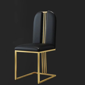 Скандинавские Удобные обеденные стулья с золотой защитой ножек, Модные Минималистичные обеденные стулья Clear Relax Sillas Для украшения интерьера
