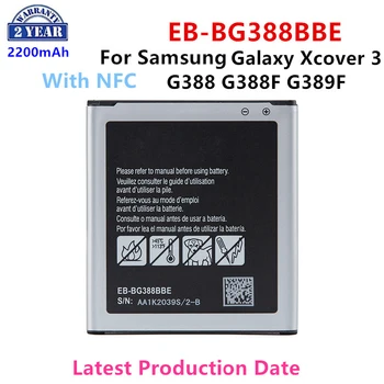 Совершенно Новый Сменный Аккумулятор EB-BG388BBE емкостью 2200 мАч Для Samsung Galaxy Xcover 3 SM-G388 G388F G389F С NFC