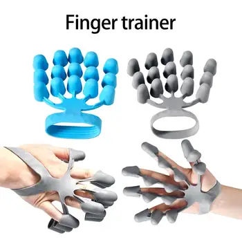 Тренажер для пальцев, Высокоэластичный Бандаж для упражнений на пальцы, Укрепляющий захват, Бандаж для тренировки силы пяти пальцев