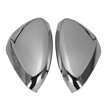 Хромированная Крышка Зеркала Заднего Вида Боковое Крыло Крышка Зеркала Заднего Вида для Peugeot 2008